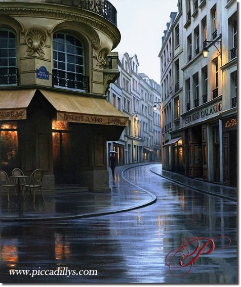 Image of painting titled I Love Paris by artist Alexei Butirskiy 