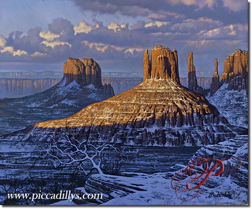 Image of painting titled Monument Valley by artist Alexei Butirskiy 