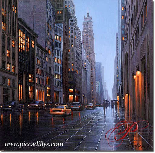 NYC Rainy Day Cityscape New York City Photography Fine Art 