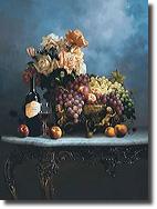 Bowl of fruit on Marble Credenza by Lex Gonzalez