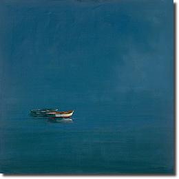Two Dories by Anne Packard