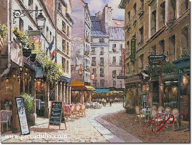 Parisian Cafe By Sam Park 