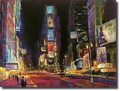 Thumbnail image of Michael Flohr's painting titled Good Times Square
