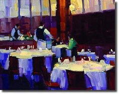 Thumbnail image of Michael Flohr's painting titled Table For Two